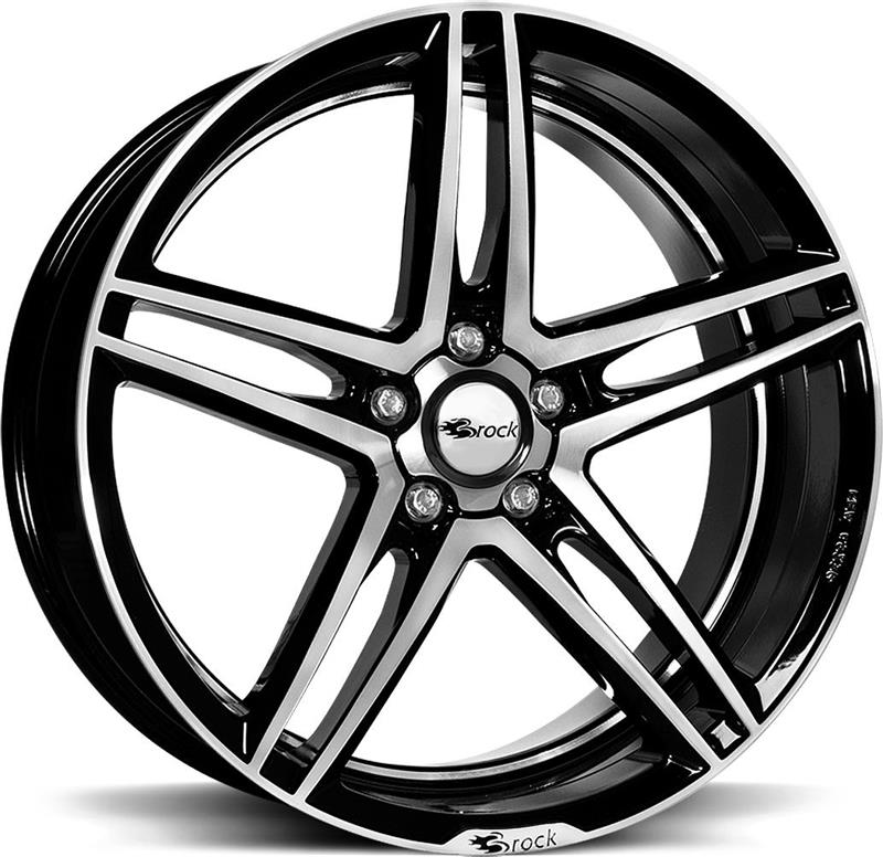 Диски Rautamo Netto BROCK B33 Black Full Pol 8x18 5/120 ET38 CB72,6