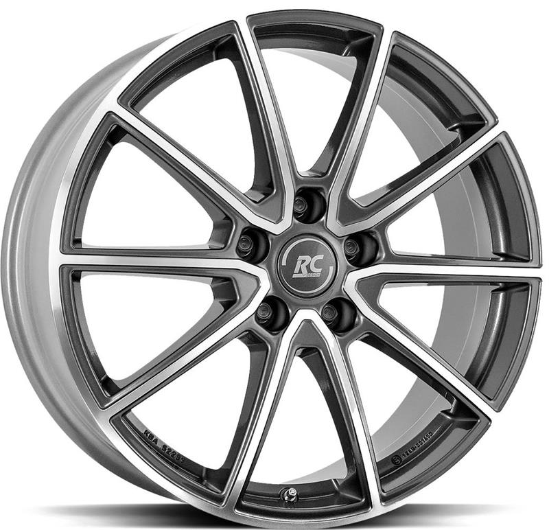 Диски Rautamo Netto BROCK RC32 Titanium Full Polish