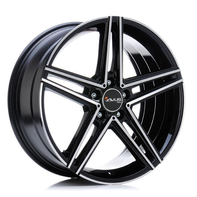 диски AVUS AC-515 Black Polished 8,5x19
