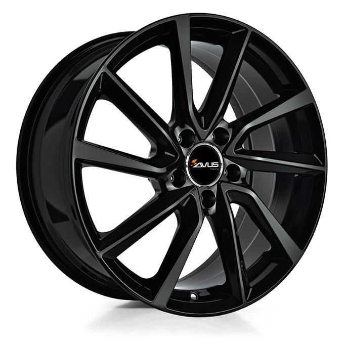 Диски AVUS AC-518 Black 7x17 4/108 ET25 CB65,1 60°