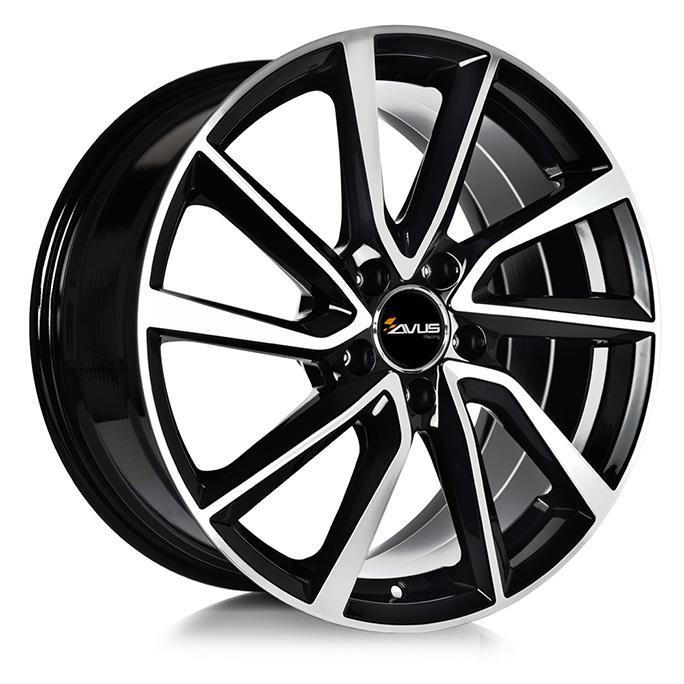 диски AVUS AC-518 Black Polished 6x15 5/114,3 ET45 CB73,1
