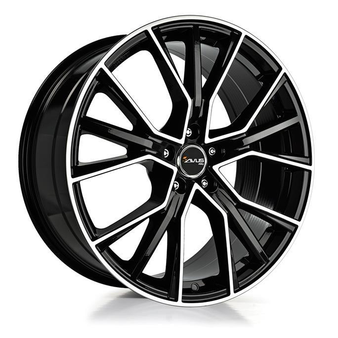 Диски AVUS AF18 Black Polished 8x18 5/112 ET40 CB66,6 R13