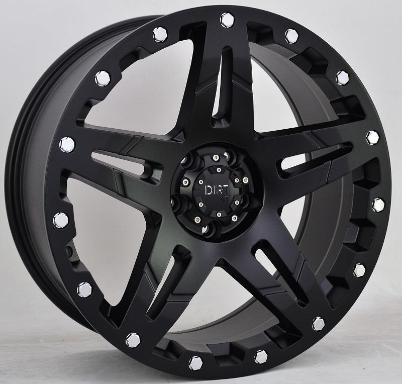 диски Statusfälgar D66 Flatblack 9x20 5/127 ET35 CB71,6