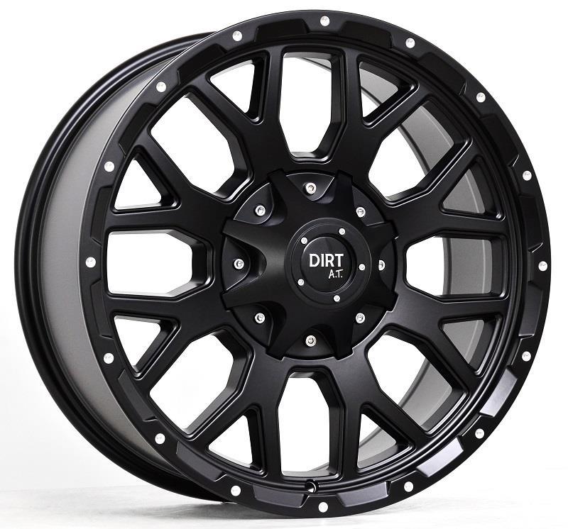 Диски Statusfälgar D357 Flatblack milled rivets