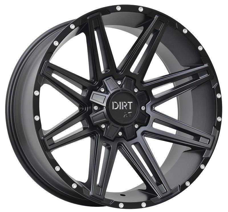 Диски Statusfälgar D88 Flatblack milled rivets