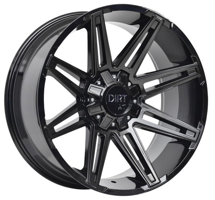 Диски Statusfälgar D88 Glossblack 297529, глянцевые