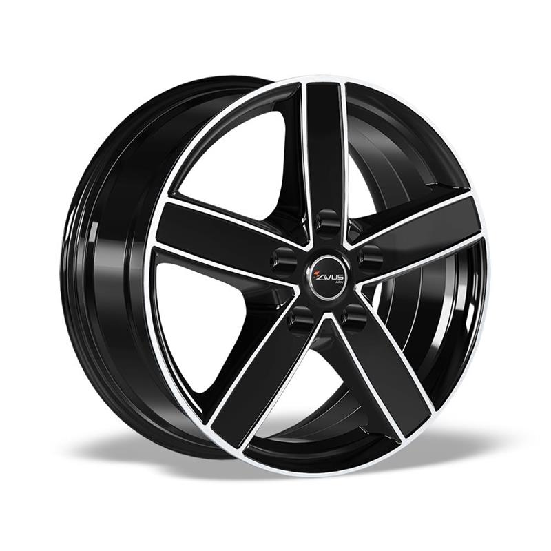 Диски AVUS AC-V51 Black Polished 7x17