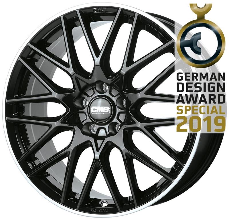 Диски CMS C25 Diamond Rim Black Gloss 9x20 5/112 ET45 CB66,5