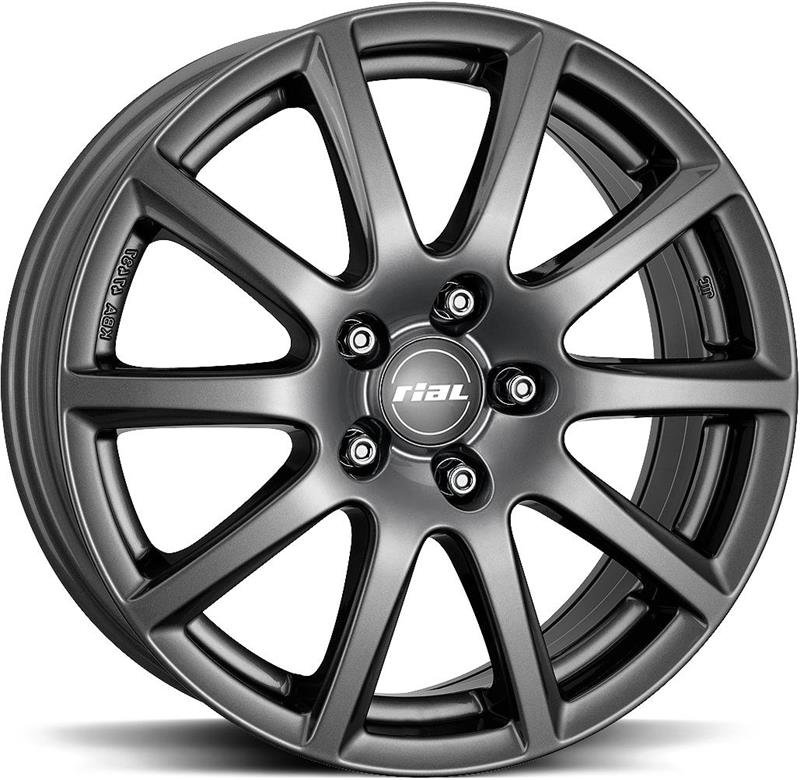 Диски RIAL Milano Titanium 6,5x16 4/108 ET38 CB65,1 Flat