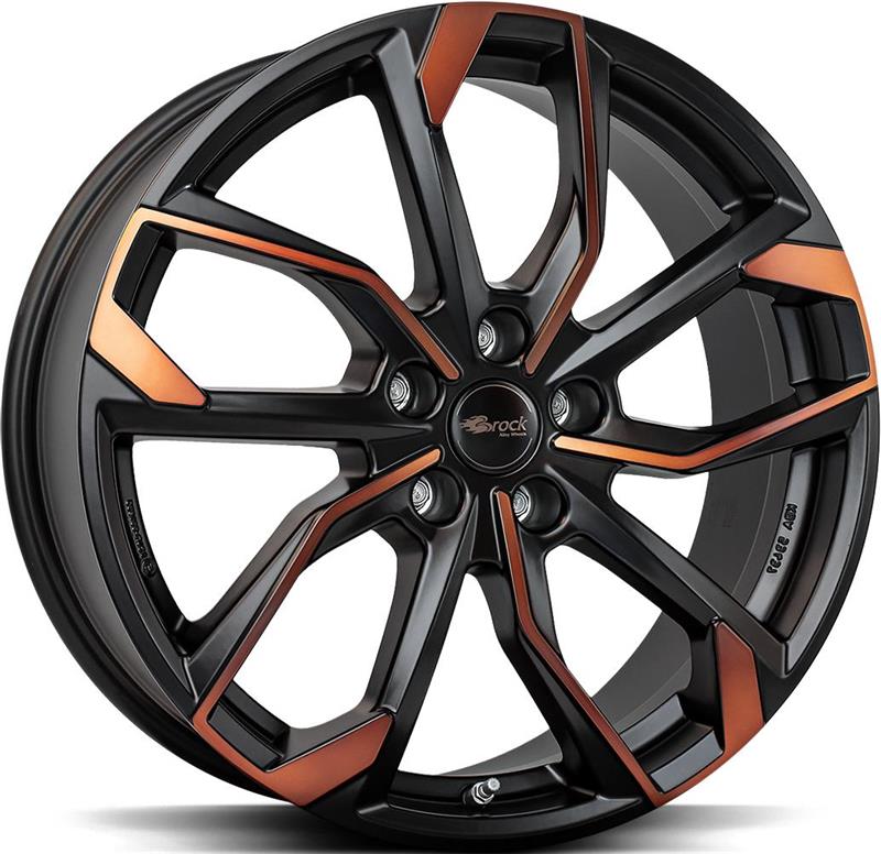 Диски BROCK RC34 Black Orange Matt 7,5x19 5/112 ET50 CB57,1 R13