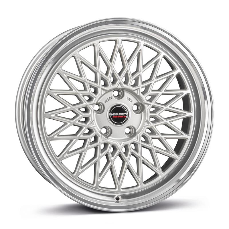 Диски BORBET B silver rim polished 7x17 4/108 ET20 CB65,1