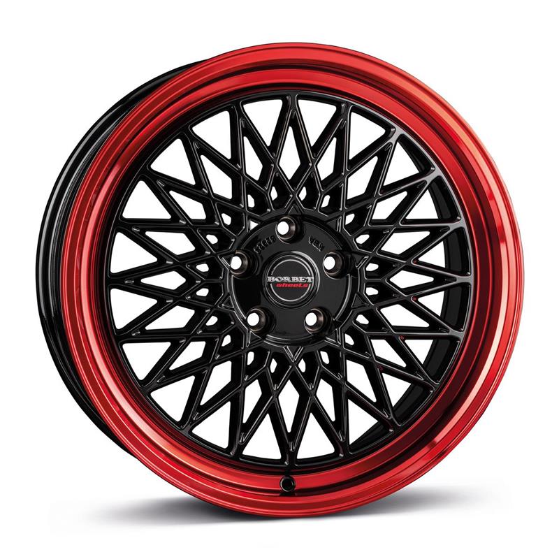 Диски Rautamo Netto BORBET B black rim red 339285