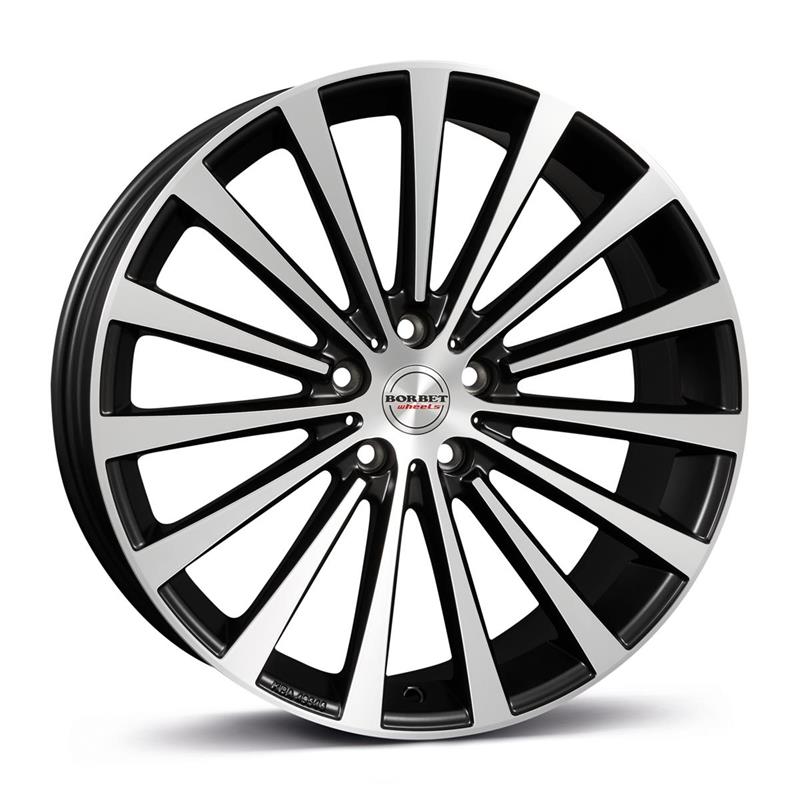 Диски BORBET BLX black polished matt 8,5x19 5/108 ET45 CB72,6