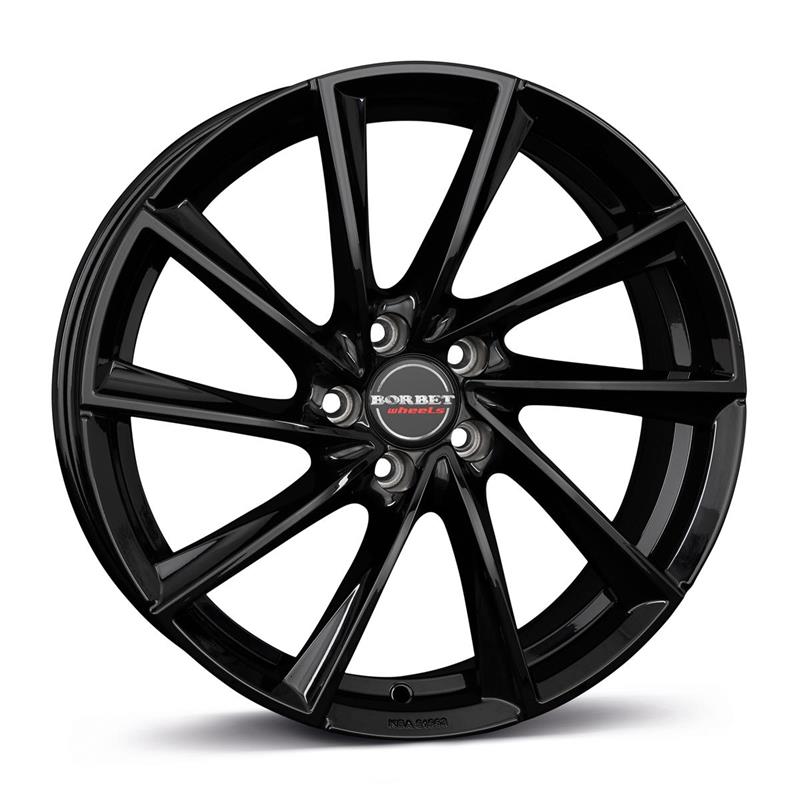 Диски BORBET VTX Black Glossy 9,5x19 5/112 ET35 CB66,6