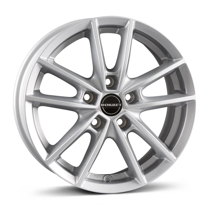 Диски BORBET W Crystal Silver 7x17 5/112 ET48 CB72,5