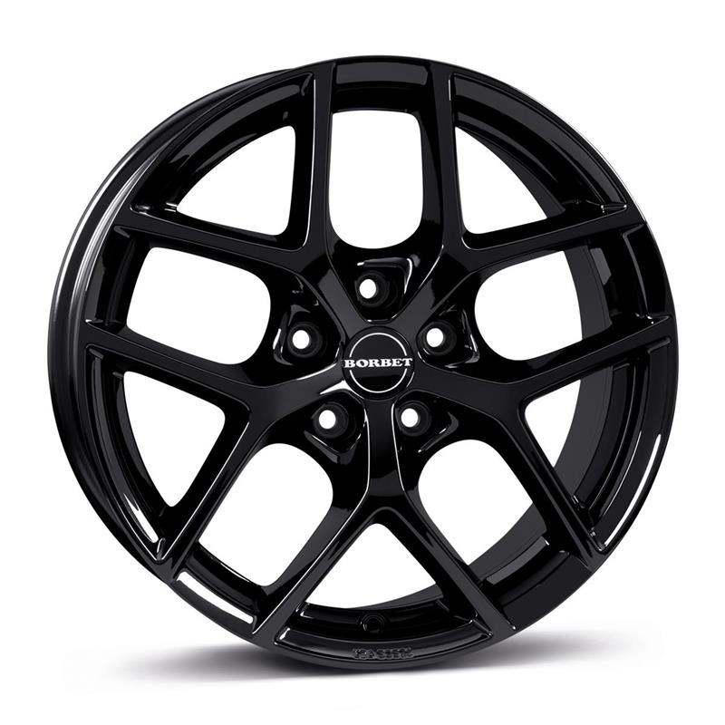 Диски BORBET Y Black Glossy 7,5x17 5/100 ET47 CB64,0
