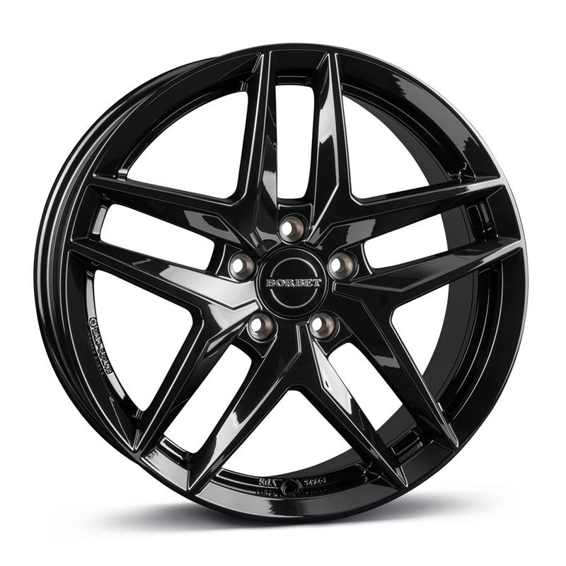 Диски BORBET Z Black Glossy 7,5x17 5/112 ET30 CB66,6