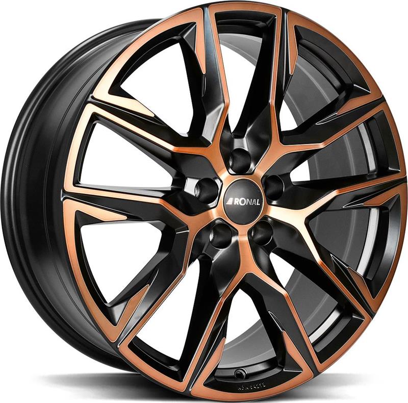 диски RONAL R71 Jet Black Copper Matt Front Cu