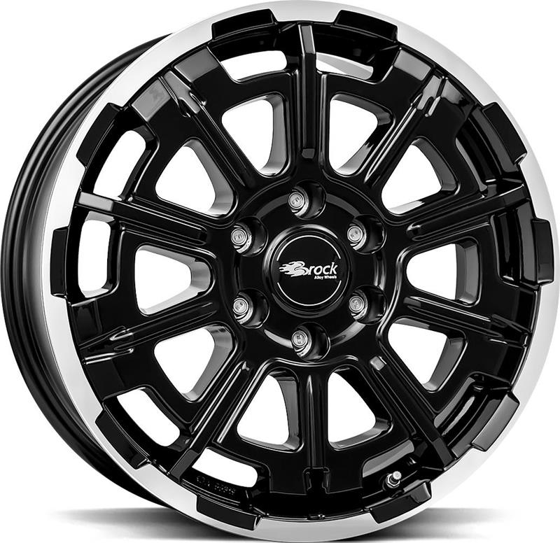 Диски Rautamo Netto BROCK B45 Black Full Polish