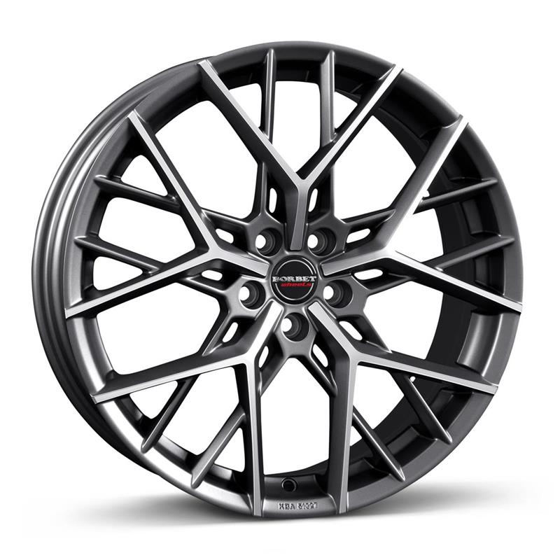 Диски Rautamo Netto BORBET BY titan polished matt