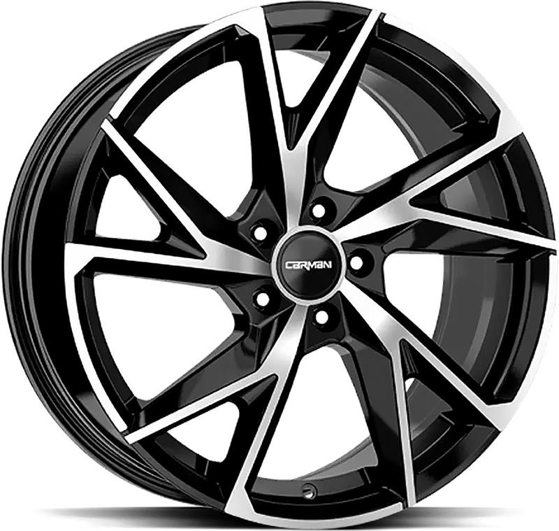 Диски CARMANI Rudi Black polish 8,5x19 5/114,3 ET40 CB72,6