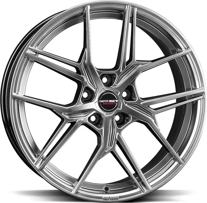 Диски BORBET QX Hyper Black Silver 8x19 5/114,3 ET40 CB72,5