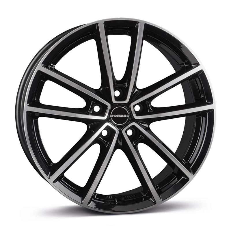 Диски BORBET W black polished glossy 8x20