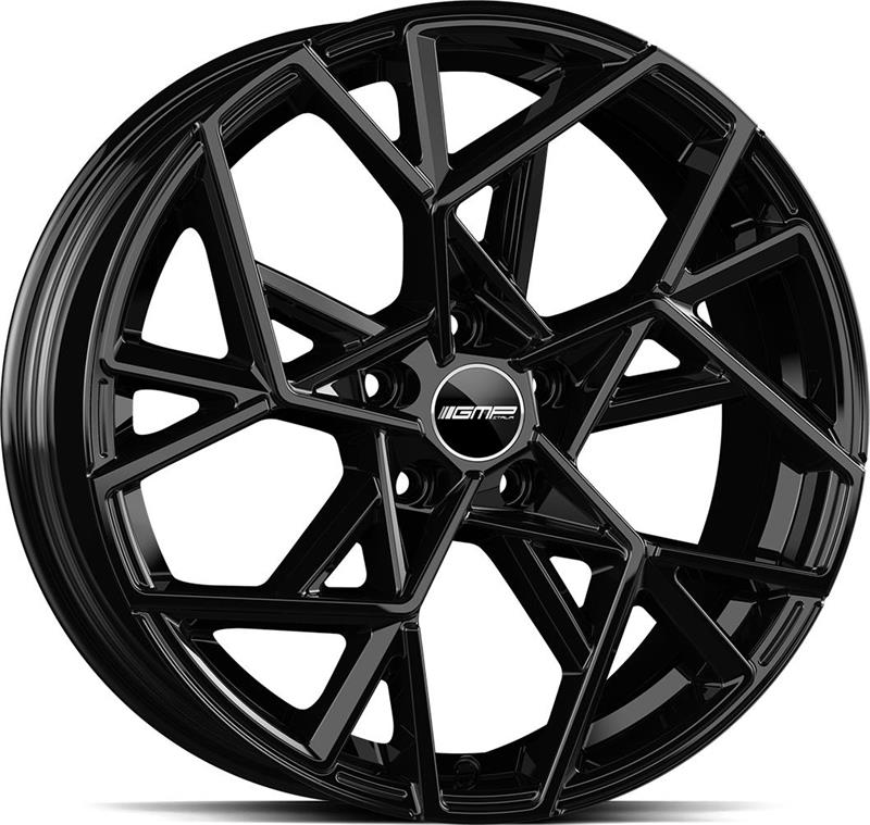 Диски GMP Cartesio Glossy Black 7x17 4/100 ET38 CB73,1