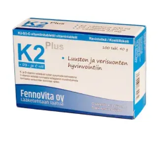 FENNOVITA OY K2 Plus 100 таблеток