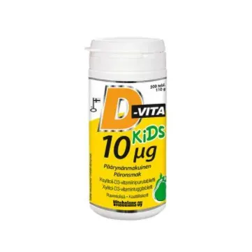 VITABALANS OY D-vita kids Груша 200шт