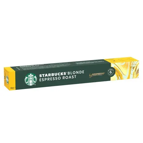 Starbucks Nespresso Blonde Espresso Roast кофе 10 капсул / 53 г