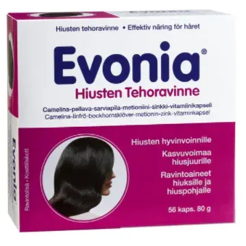 HANKINTATUKKU OY Evonia Hiusten tehoravinne 56 капсул 