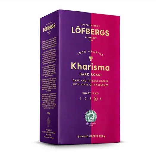 Кофе молотый Löfbergs Kharisma 500г 