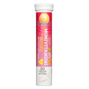 ORKLA HEALTH Sana-sol Fruitmix растворимый витамин 20шт