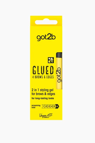 Гель для бровей и краев 2 в 1 Glued 4