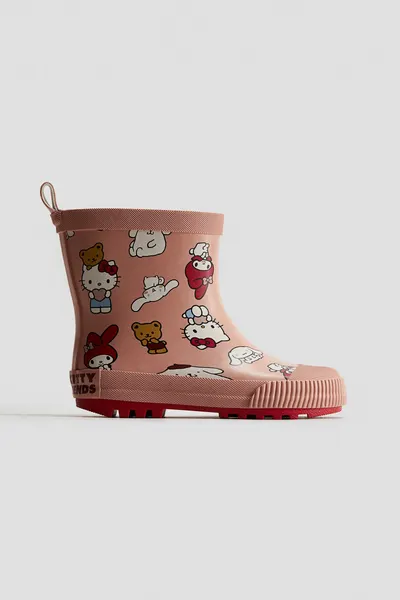 Резиновые сапоги с принтом