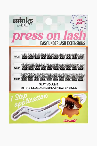 Winks Press On Underlash Extensions Набор для наращивания ресниц