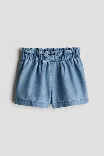 Шорты из бумажного пакета