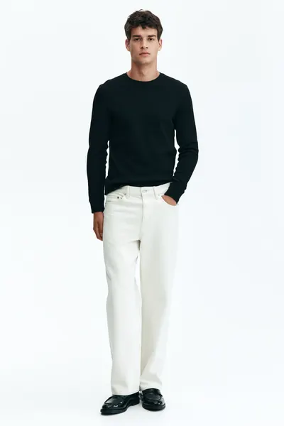 Свитер вафельной вязки Slim Fit