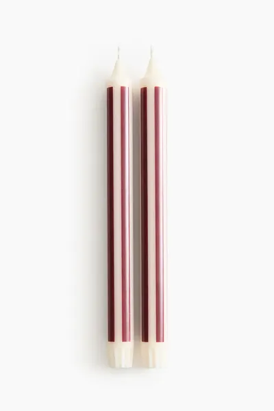 2 шт свечи с рисунком