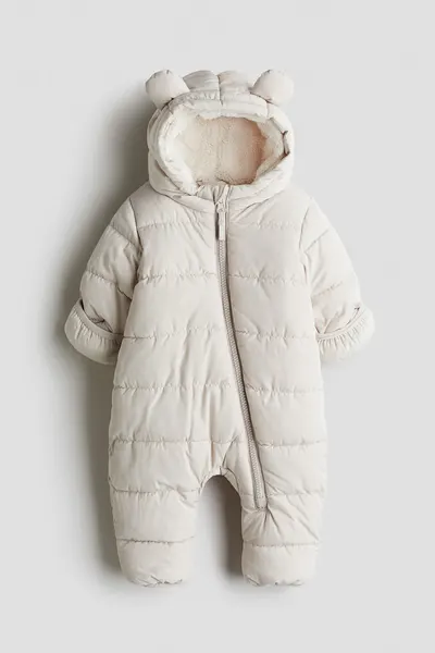 Зимний комбинезон с ворсовой подкладкой