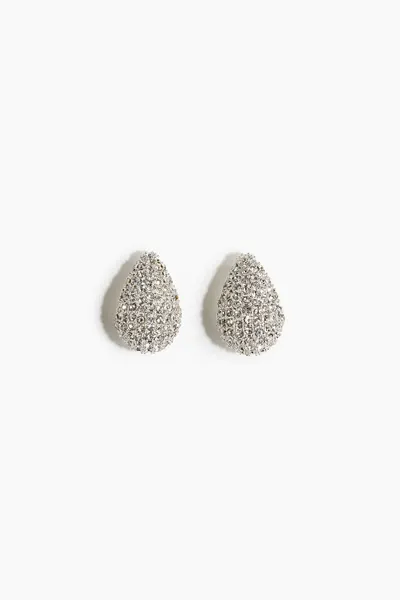 Серьги, украшенные стразами