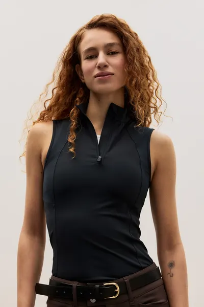 Тренировочная рубашка без рукавов Slim Fit