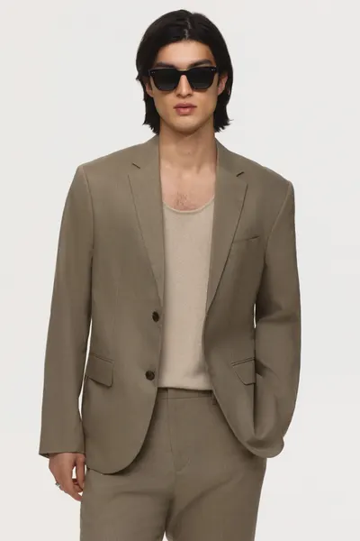Льняной пиджак Slim Fit