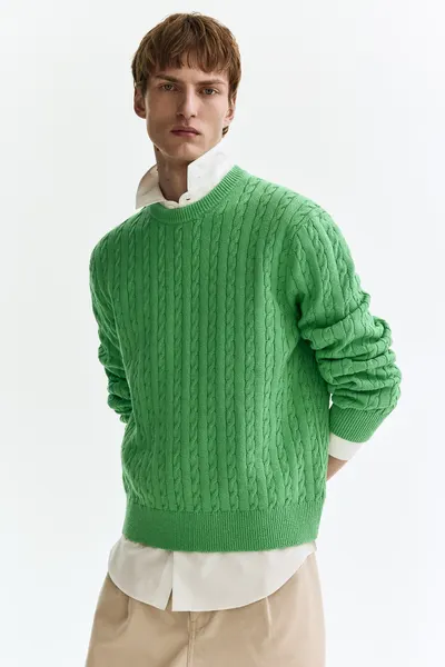 Плетеный свитер Regular Fit
