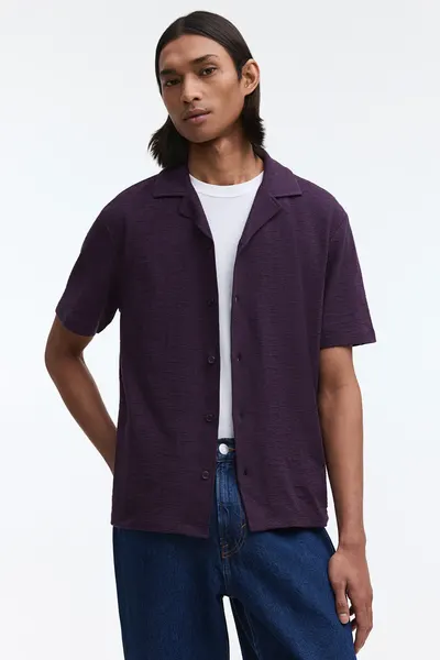 Рубашка с круглым вырезом Regular Fit