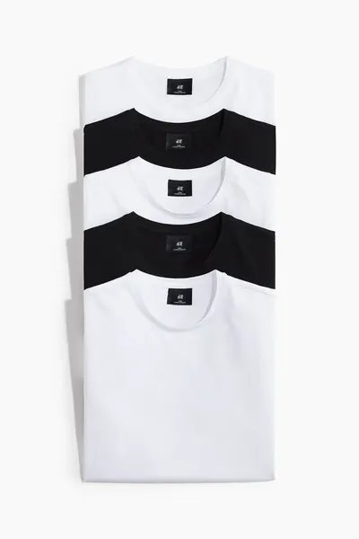 5 футболок Slim Fit