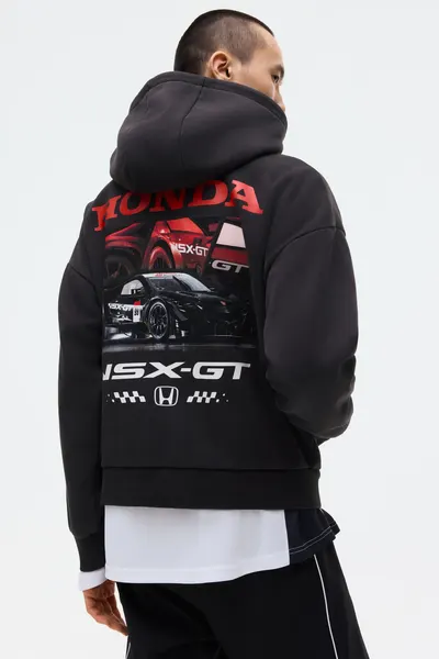 Толстовка с принтом Oversized Fit